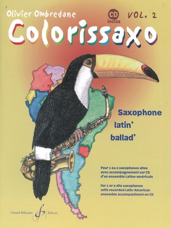 Colorissaxo Band 2 (+CD)&nbsp;&nbsp;für 1-2 Altsaxophone&nbsp;&nbsp;Spielpartitur