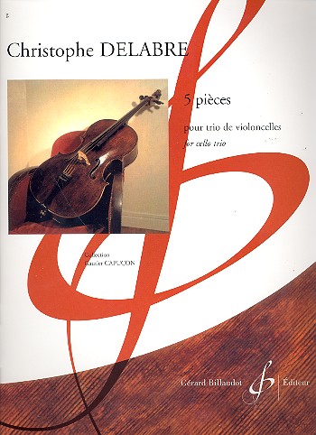 5 Pièces pour  violoncelles&nbsp;&nbsp;partition et parties&nbsp;&nbsp;