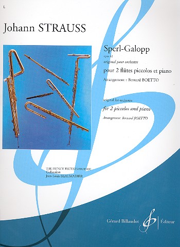 Sperl-Galopp op.42 pour 2 flutes piccolos  et piano  