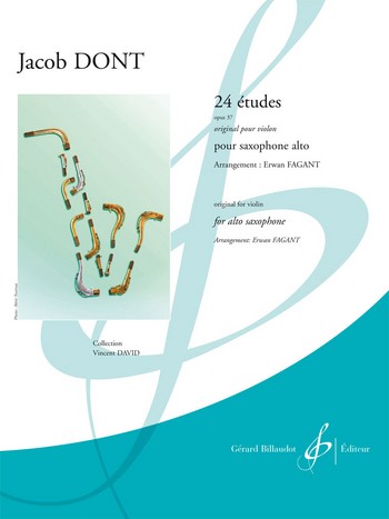24 études op.37 pour saxophone alto    