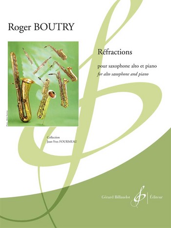 Réfractions pour saxophone alto et piano&nbsp;&nbsp;&nbsp;&nbsp;