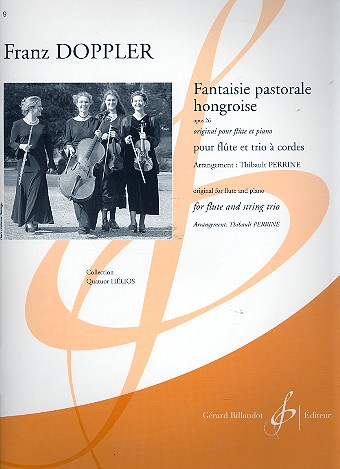 Fantaisie pastorale hongroise op.26  pour flûte, violon, alto et violoncelle  partition et parties