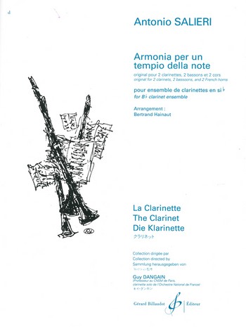 Armonia per un tempio della note  pour 5 clarinettes (BBBBBass)  partition et parties
