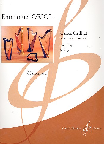 Canta Grilhet - Souvenirs de Provence  pour harpe  
