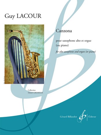 Canzona pour saxophone alto et orgue  (piano)  