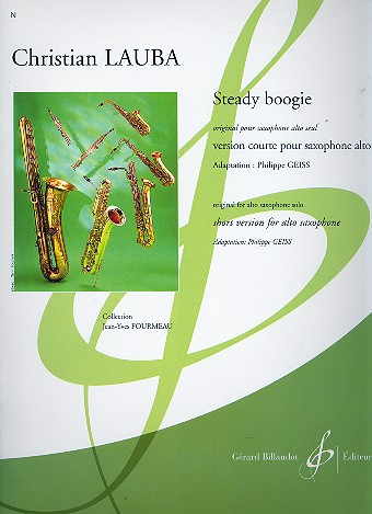 Steady Boogie (version courte)&nbsp;&nbsp;pour saxophone alto&nbsp;&nbsp;