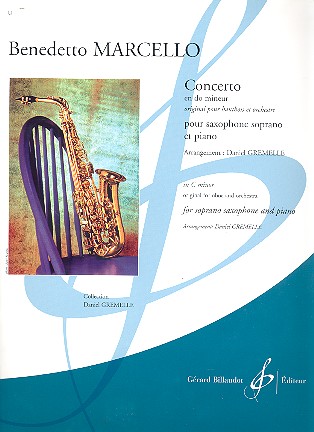 Concerto do mineur&nbsp;&nbsp;pour hautbois et orchestre&nbsp;&nbsp;pour saxophone soprano et piano