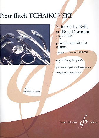 Suite de La belle au bois dormant op.66&nbsp;&nbsp;pour clarinette et piano&nbsp;&nbsp;