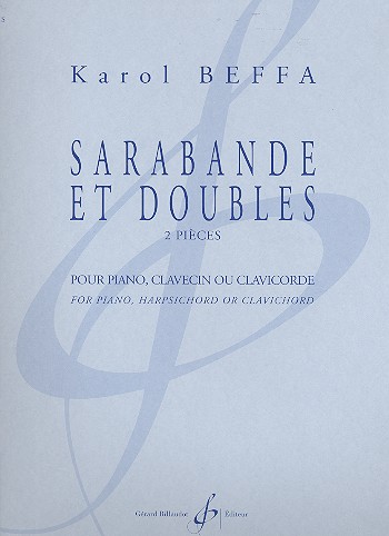 Sarabande  et  Doubles&nbsp;&nbsp;pour piano (clavecin/clavicorde)&nbsp;&nbsp;