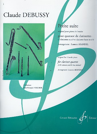 Petite suite  pour 4 clarinettes (BBBBass)  partition et parties