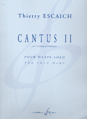 Cantus no.2 - Le mythe d'Orphée&nbsp;&nbsp;pour harpe&nbsp;&nbsp;