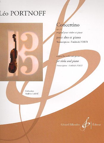 Concertino op.14 pour violon et piano