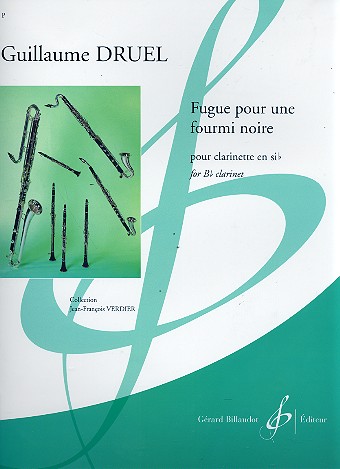 Fugue pour une fourmi noire&nbsp;&nbsp;pour clarinette&nbsp;&nbsp;