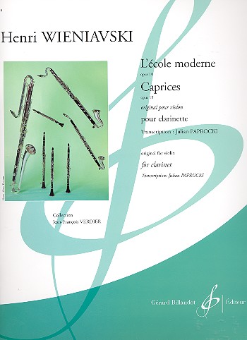 L'école moderne op.10  et  Caprices op.18  pour clarinette  