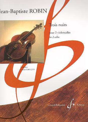 Trois nuits&nbsp;&nbsp;pour 2 violoncelles&nbsp;&nbsp;partition et parties