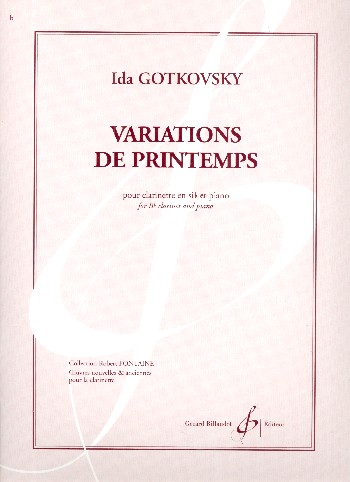 Variations de printemps&nbsp;&nbsp;pour clarinette et piano&nbsp;&nbsp;