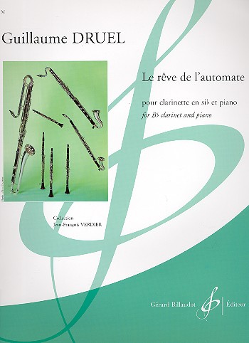 Le rêve de l'automate&nbsp;&nbsp;pour clarinette et piano&nbsp;&nbsp;