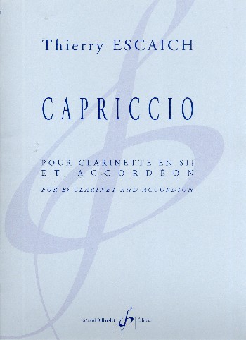 Capriccio&nbsp;&nbsp;pour clarinette et accordéon&nbsp;&nbsp;