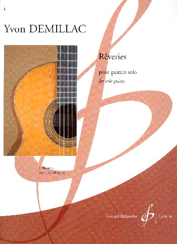 Rêveries&nbsp;&nbsp;pour guitare&nbsp;&nbsp;