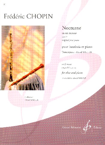Nocturne en mi mineur op.72&nbsp;&nbsp;pour hautbois et piano&nbsp;&nbsp;
