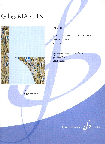 Azur&nbsp;&nbsp;pour euphonium (saxhorn) et piano&nbsp;&nbsp;
