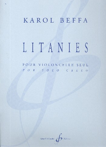 Litanies&nbsp;&nbsp;pour violoncelle&nbsp;&nbsp;