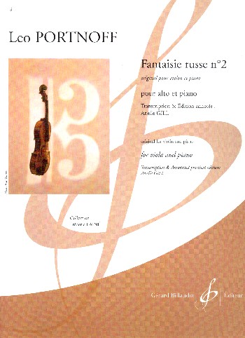 Fantaisie russe no.2  pour alto et piano  