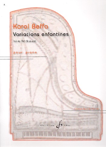 Variations enfantines sur Au clair de la lune&nbsp;&nbsp;pour piano&nbsp;&nbsp;