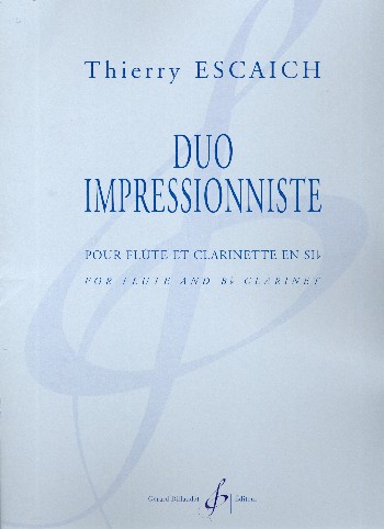 Duo impressioniste&nbsp;&nbsp;pour flûte et clarinette&nbsp;&nbsp;partition