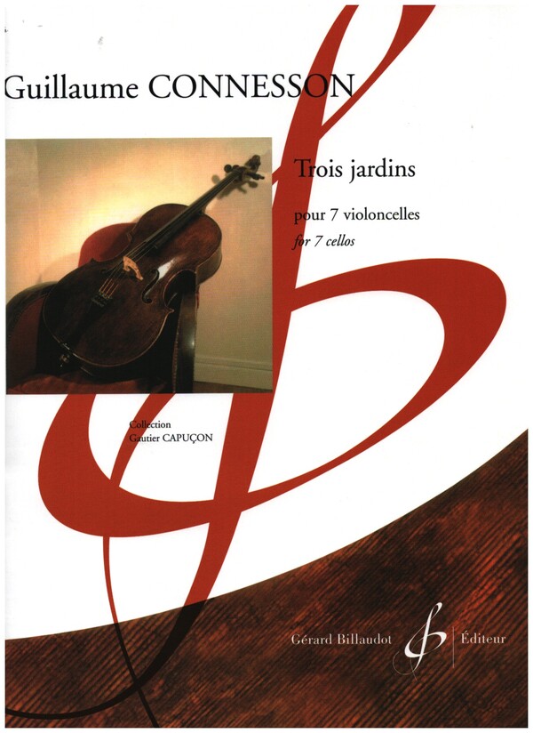 3 Jardins&nbsp;&nbsp;pour 7 violoncelles&nbsp;&nbsp;partition et parties