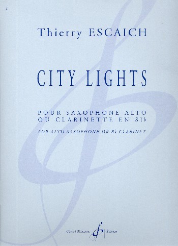 City Lights&nbsp;&nbsp;pour saxophone alto (clarinette)&nbsp;&nbsp;