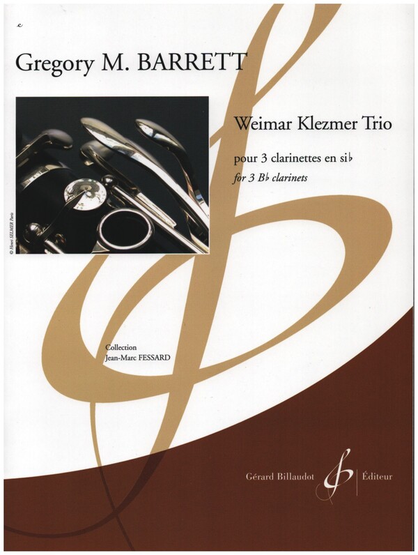 Weimar Klezmer Trio&nbsp;&nbsp;pour 3 clarinettes en sib&nbsp;&nbsp;partition et parties