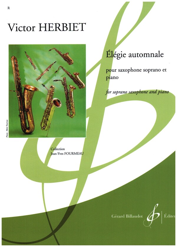 Élégie automnale&nbsp;&nbsp;pour saxophone soprano et piano&nbsp;&nbsp;