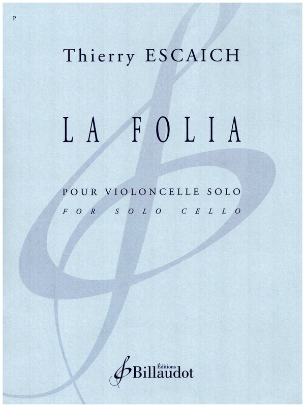 La Folia&nbsp;&nbsp;pour violoncelle&nbsp;&nbsp;