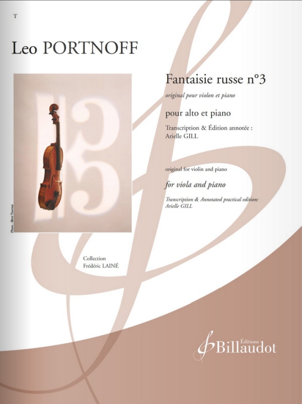 Fantaisie russe no.3  pour alto et piano  