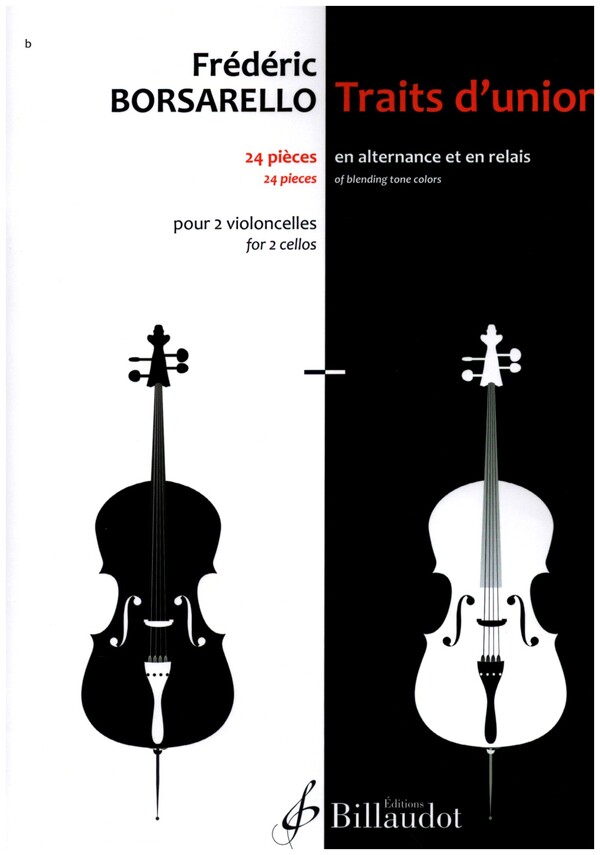 Traits d'union  pour 2 violoncelles  partition