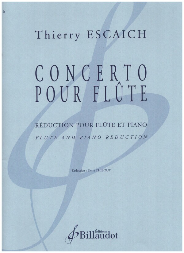 Concerto&nbsp;&nbsp;pour flute et orchestre&nbsp;&nbsp;réduction pour flute et piano