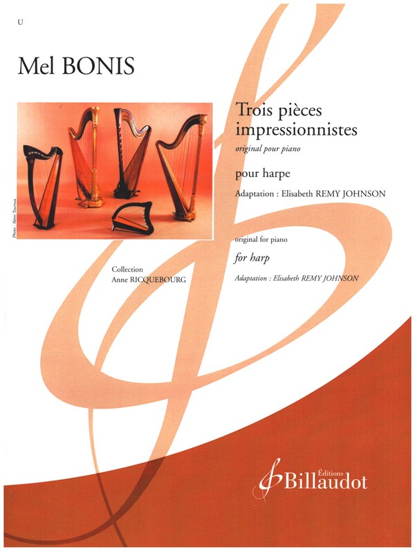 3 pièces impressionnistes   pour harpe  