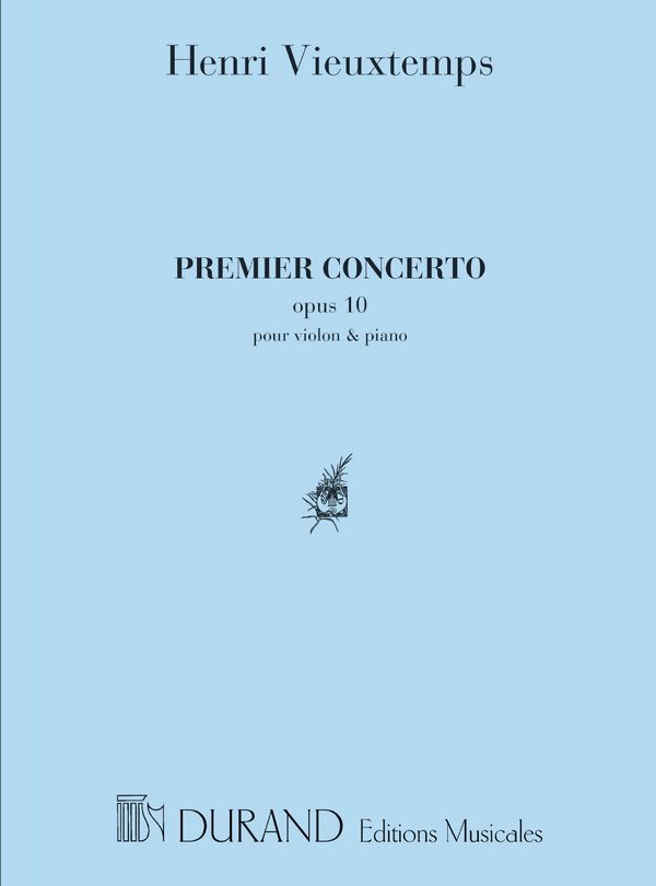 Premier Concerto op. 10&nbsp;&nbsp;pour violon et piano&nbsp;&nbsp;