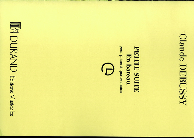 Petite Suite En Bateau  pour piano à 4 mains  