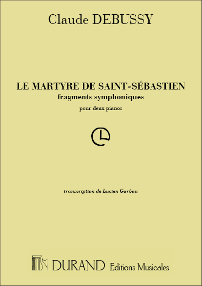 Le martyre de Saint-Sébastien pour orchestre  pour 2 pianos  partition