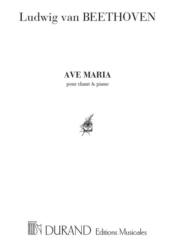 Ave Maria  pour orgue et piano  