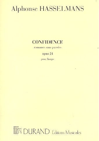 Confidence op.24 pour harpe&nbsp;&nbsp;&nbsp;&nbsp;