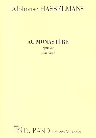 Au monastère op.29 pour harpe    