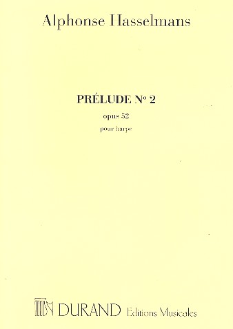Prélude no.2 op.52 pour harpe&nbsp;&nbsp;&nbsp;&nbsp;