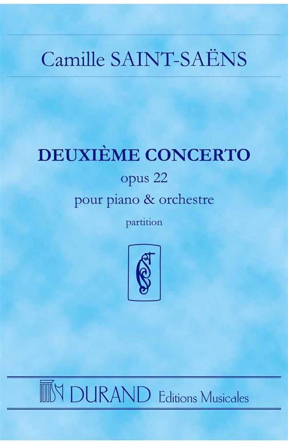 Concerto no.2 op.22&nbsp;&nbsp;pour piano et orchestre&nbsp;&nbsp;partition miniature