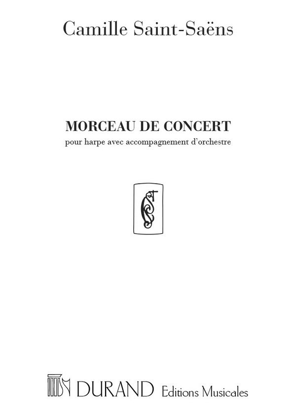Morceau de Concert op.154&nbsp;&nbsp;pour harpe e orchestre&nbsp;&nbsp;pour harpe et piano