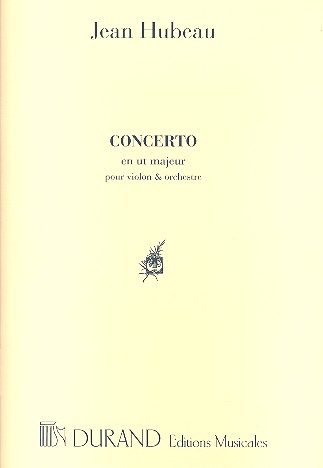 Concerto ut majeur pour violon et&nbsp;&nbsp;orchestre pour violon et piano&nbsp;&nbsp;