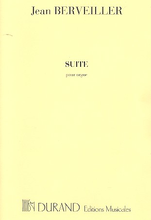 Suite&nbsp;&nbsp;pour orgue&nbsp;&nbsp;