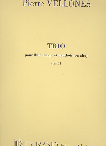 Trio op.94&nbsp;&nbsp;pour flute, hautbois (alto) et harpe&nbsp;&nbsp;parties